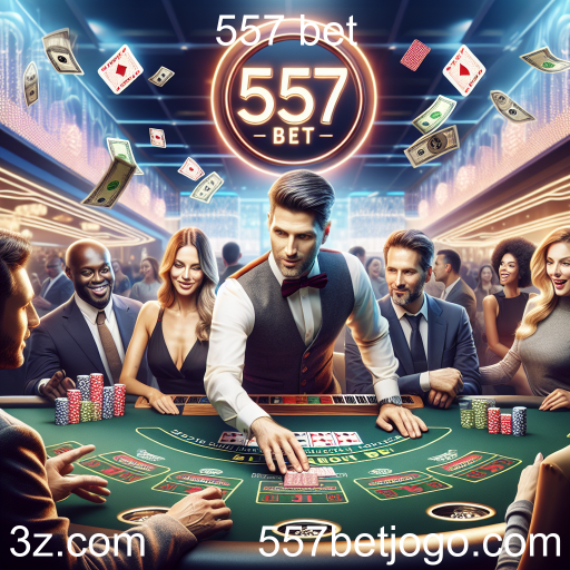 Experiência Imersiva em Jogos 'Ao Vivo' no 557 Bet